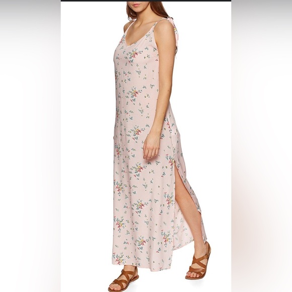 Billabong x Salty Blonde Floral Sleeveless Maxi Dress sz Small - Picture 4 of 12